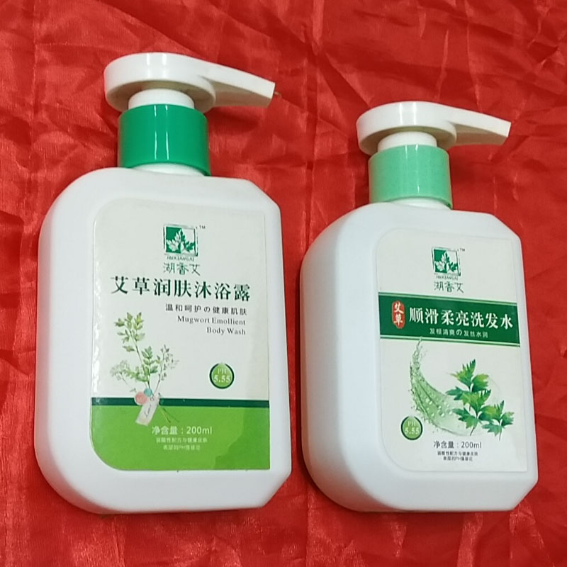 艾草潤膚沐浴露，艾草順滑柔亮洗發(fā)水